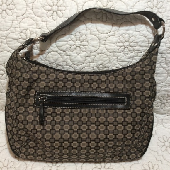 Nine West black,tan,grey print purse - Picture 1 of 8